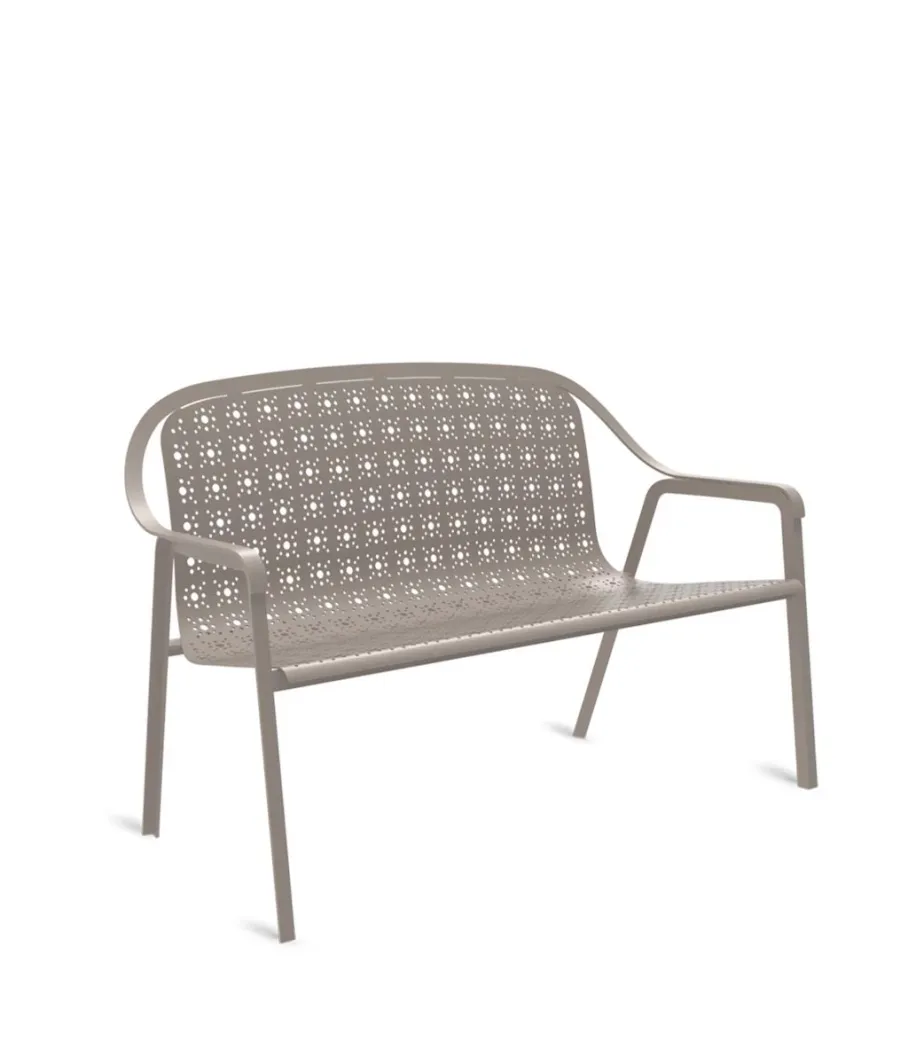 obrazek 1 Dwuosobowa sofa wykonana z aluminium do wyjątkowego ogrodu lub na taras