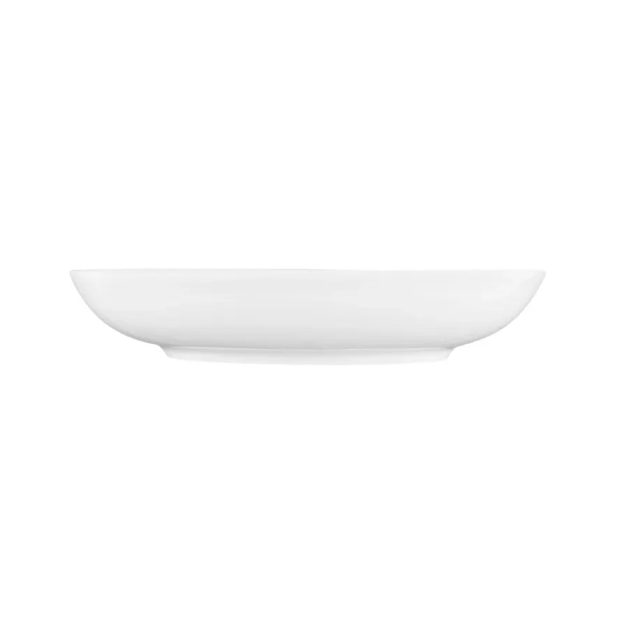 obrazek 2 Biały porcelanowy spodek o nowoczesnej formie – Tettau
