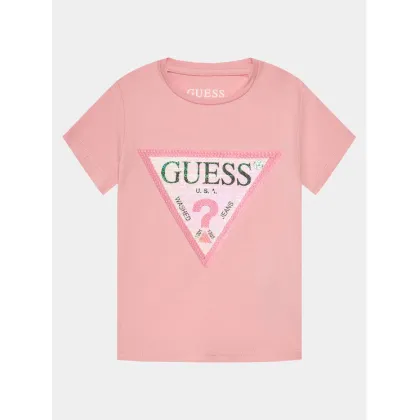 Zdjęcie Guess T-Shirt K4RI31 K6YW1 Różowy Regular Fit