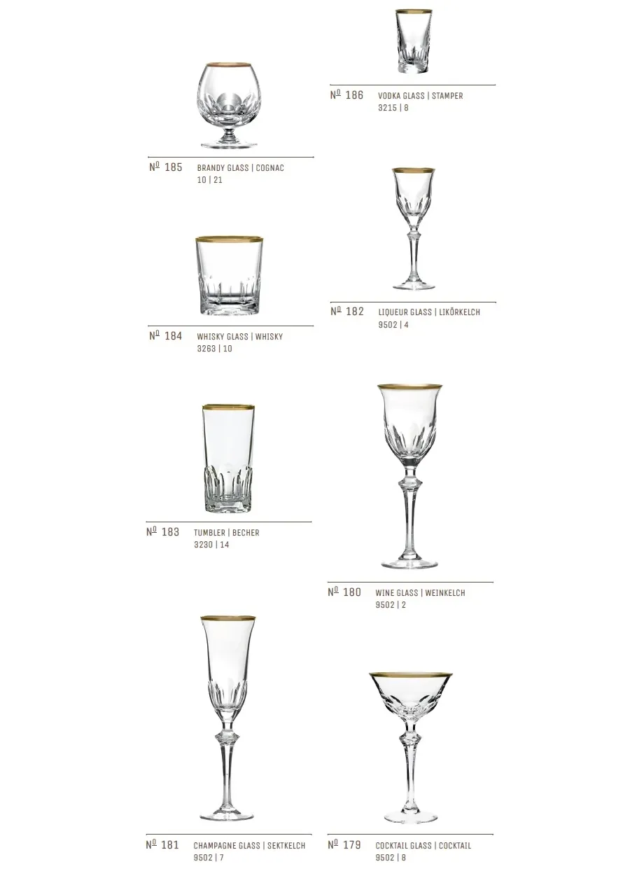 obrazek 2 Stylowa szklanka do alkoholu - Niemiecki Kryształ