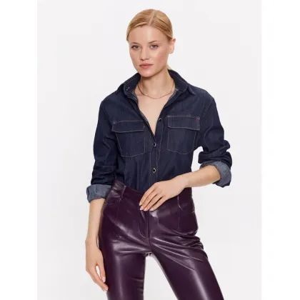 Zdjęcie Liu Jo Koszula jeansowa UF3161 D4555 Granatowy Regular Fit