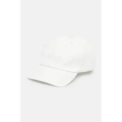 Zdjęcie MM6 Maison Margiela czapka z daszkiem męska kolor biały gładka SH2TC0002