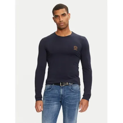 Zdjęcie Versace Longsleeve AUU01007 1A1001 Granatowy Regular Fit