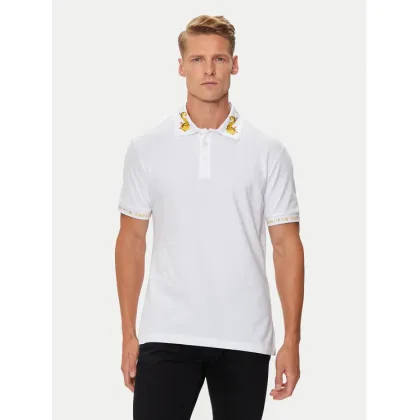 Zdjęcie Versace Jeans Couture Polo 76GAGT00 Biały Regular Fit