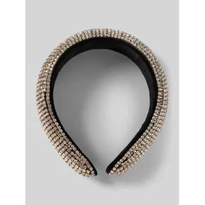 Zdjęcie Opaska do włosów z obszyciem ozdobnymi kamieniami model ‘NOGAL’