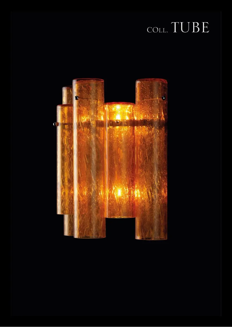 obrazek 2 Oryginalna lampa ścienna z dmuchanego szkła Murano - Lucevetro