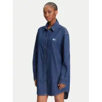 Zdjęcie Tommy Jeans Sukienka jeansowa DW0DW21420 Granatowy Relaxed Fit