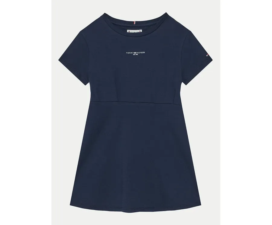 obrazek 1 Tommy Hilfiger Sukienka codzienna KG0KG08350 M Granatowy Regular Fit