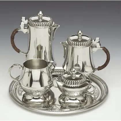 Zdjęcie Ekskluzywny zestaw do kawy i herbaty z irlandzkiej cyny