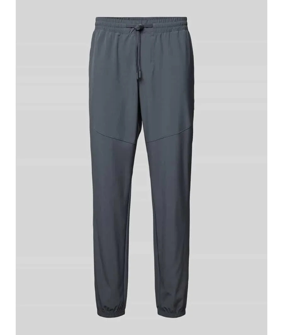 obrazek 1 Spodnie treningowe o kroju relaxed fit z nadrukiem z logo model ‘Vibe’