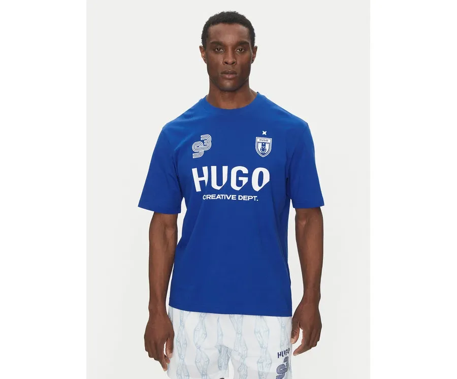 obrazek 1 HUGO T-Shirt Nebulop 50541252 Niebieski Regular Fit