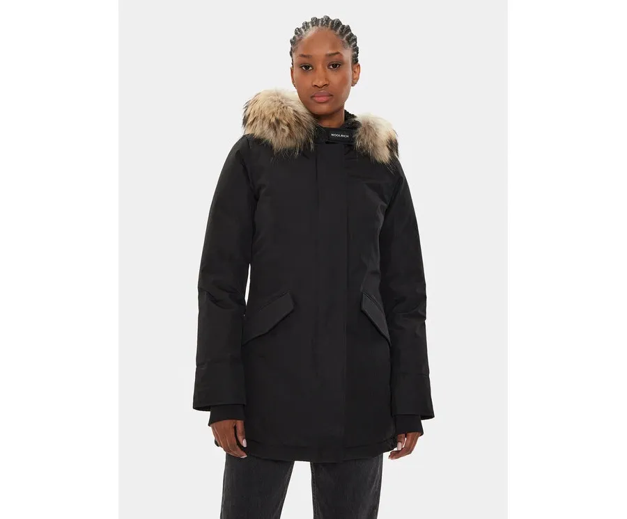 obrazek 1 Woolrich Kurtka puchowa Arctic Raccoon CFWWOU0538FR UT0001 Czarny Regular Fit