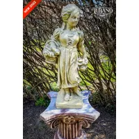 Picture Classic sculpture of a girl with flowers