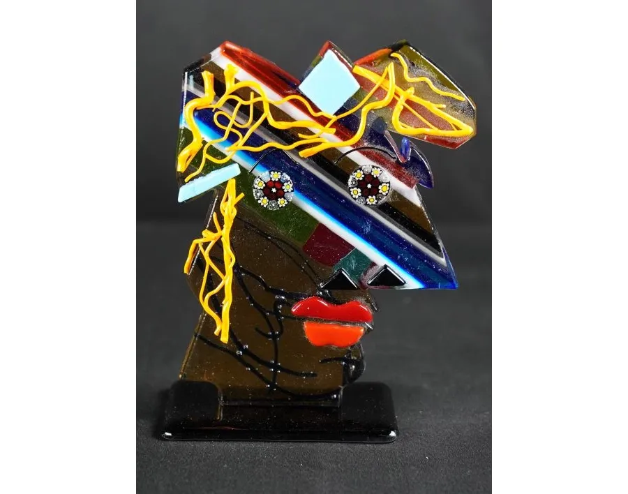 obrazek 1 Elegancka rzeźba Picasso Pop Art Abstrakcyjne szkło Murano