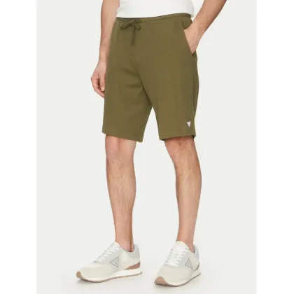 Zdjęcie Guess Szorty sportowe F5GD00 KC5Y1 Khaki Regular Fit