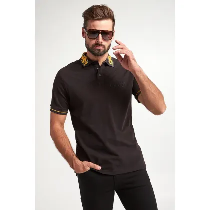 Zdjęcie Polo męskie z logo VERSACE JEANS COUTURE Versace Jeans Couture