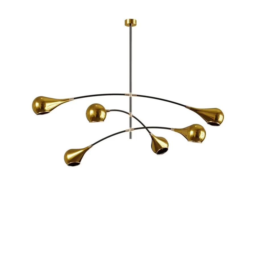 obrazek 1 Piękna lampa sufitowa vntage