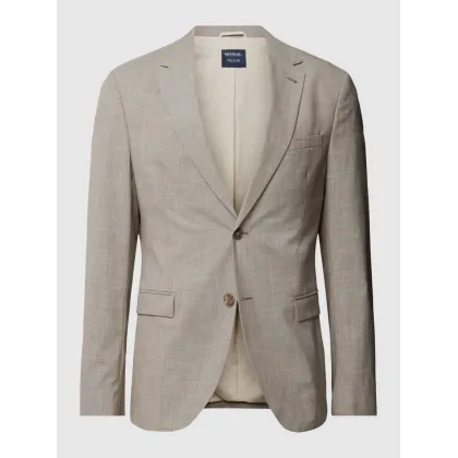 Zdjęcie Marynarka o kroju slim fit z kołnierzem z połami