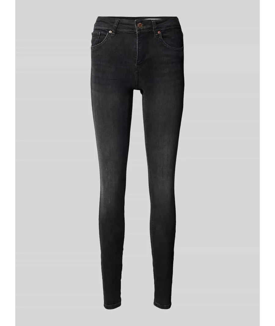 obrazek 1 Jeansy o kroju skinny fit z 5 kieszeniami model ‘LUX’
