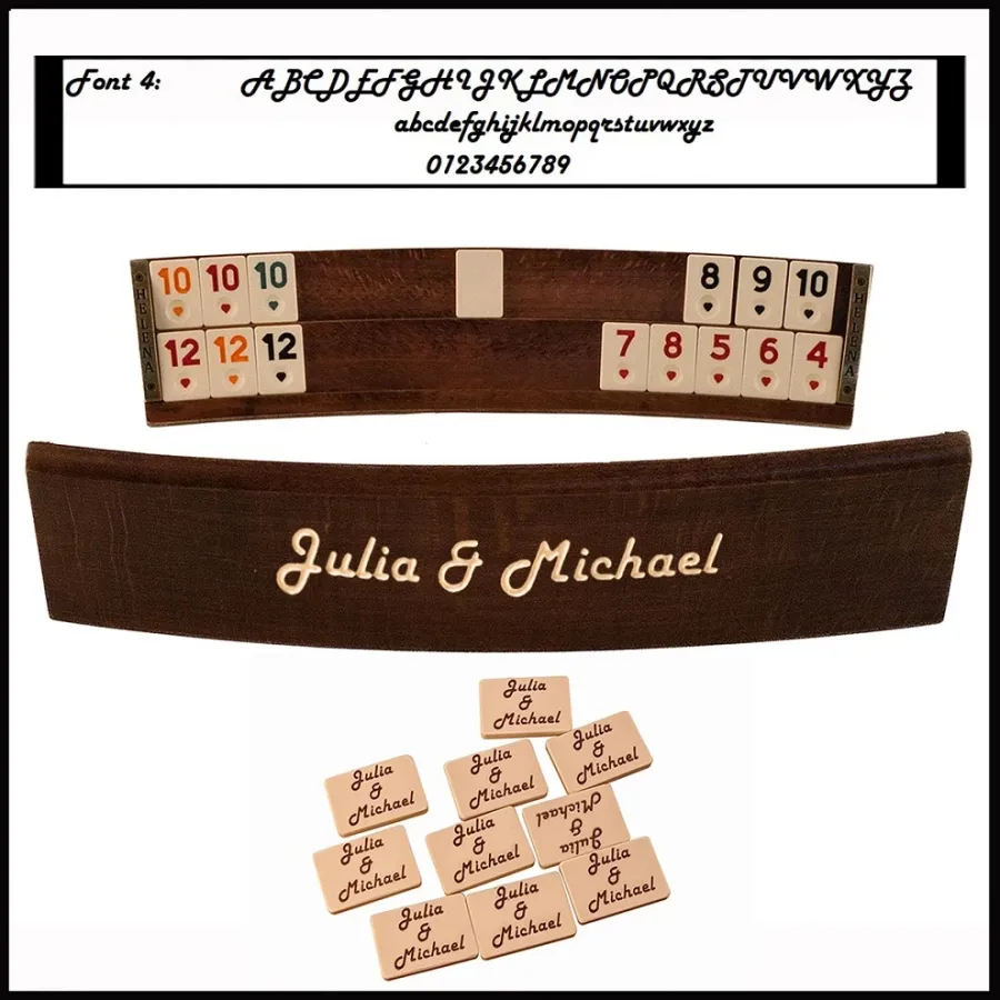 obrazek 6 Stylowy komplet do gry w remika - Helena Woodart
