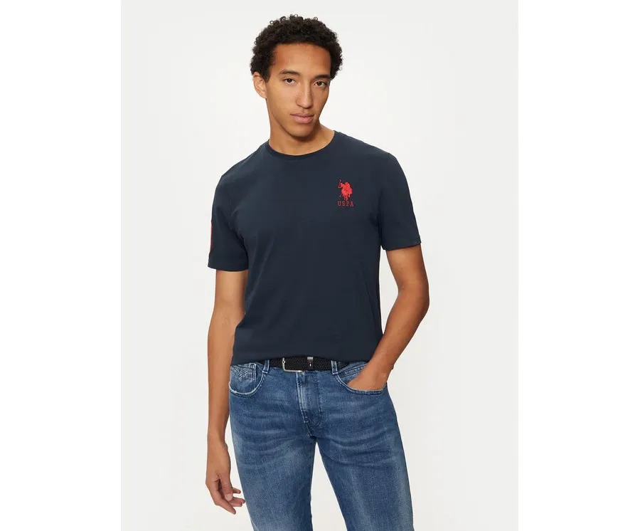 obrazek 1 U.S. Polo Assn. T-Shirt MUP3311 Granatowy Slim Fit