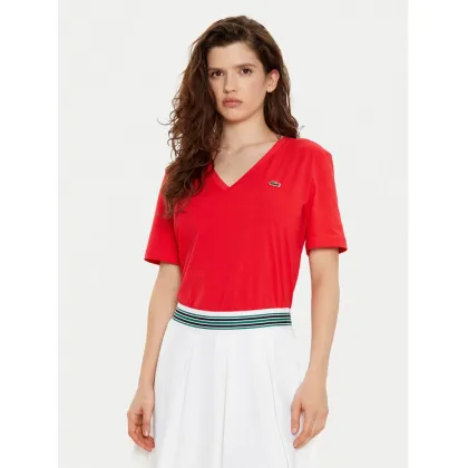 Zdjęcie Lacoste T-Shirt TF7300 Czerwony Regular Fit