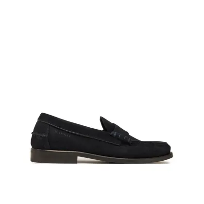 Zdjęcie Tommy Hilfiger Mokasyny Classic Hilfiger Suede Loafer FM0FM05363 Granatowy