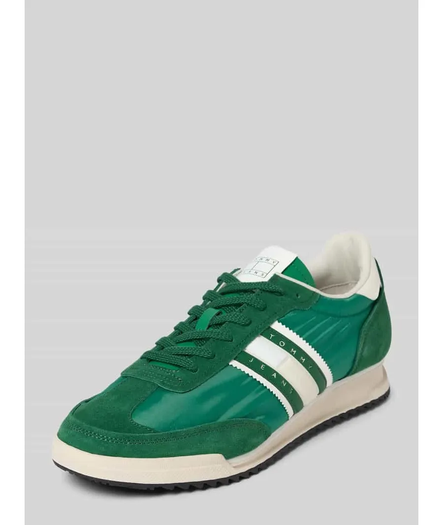 obrazek 1 Sneakersy skórzane z napisem z logo model ‘RETRO RUNNER CLEATED’