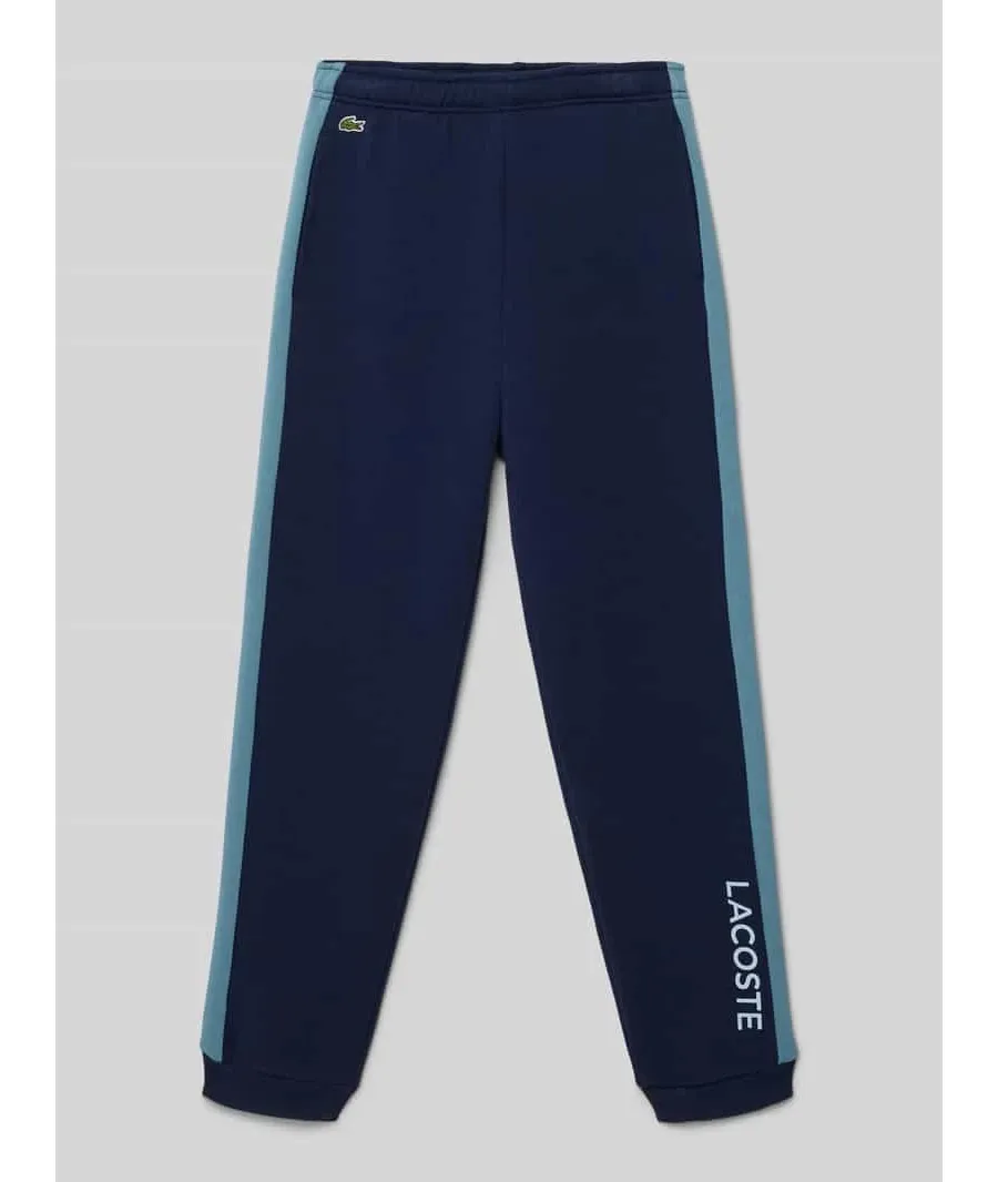 obrazek 1 Spodnie dresowe o kroju regular fit z naszwyką z logo
