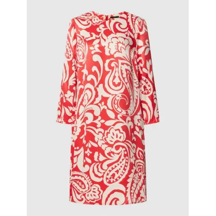 Zdjęcie Sukienka o długości do kolan z wiskozy ze wzorem na całej powierzchni