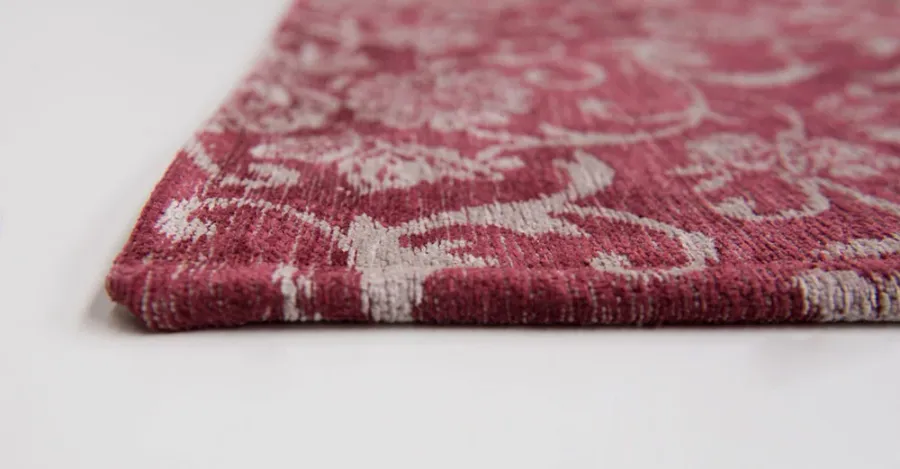 obrazek 4 Cudowny czerwono beżowy dywan patchwork - ANTWERP RED 8985