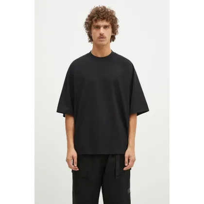 Zdjęcie 1017 ALYX 9SM t-shirt bawełniany Oversized Crewneck Tee męski kolor czarny z aplikacją AAMTS0486FA01