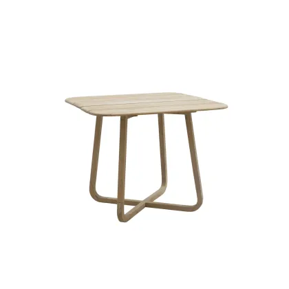 Zdjęcie Wyjątkowy kwadratowy składany stół do jadalni Pebbles