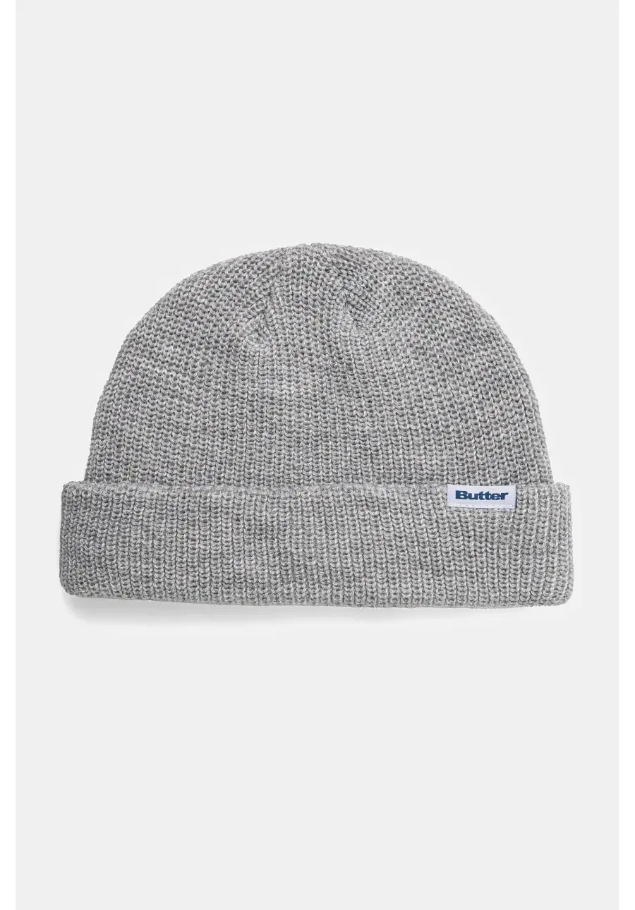 obrazek 1 Butter Goods czapka Wharfie Beanie kolor szary z cienkiej dzianiny BG243810