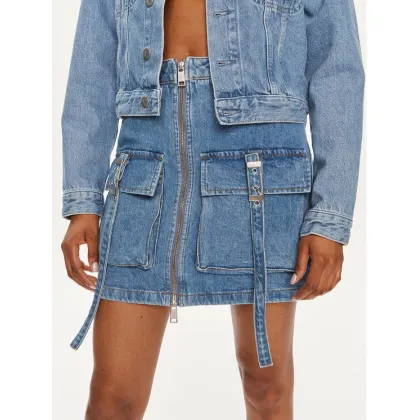 Zdjęcie Gestuz Spódnica jeansowa Zoy 10908709 Niebieski Slim Fit