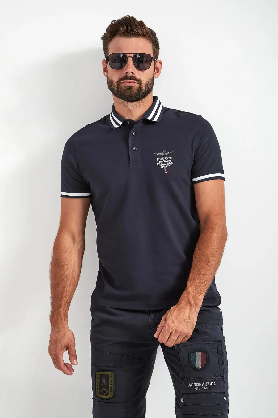 obrazek 1 Polo męskie AERONAUTICA MILITARE Aeronautica Militare