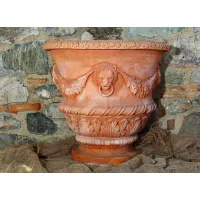 Picture A large flowerpot made of Italian clay for stylish gardens - Fornace Masini