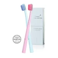 Picture diamond glow two toothbrushes - ultra soft toothbrushes
