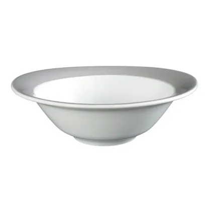 Zdjęcie Porcelanowa duża miska 28 cm w kolorze kamienno szarym - Seltmann Weiden
