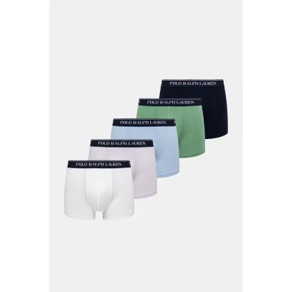 Zdjęcie Polo Ralph Lauren bokserki 5-pack męskie kolor granatowy 714864292