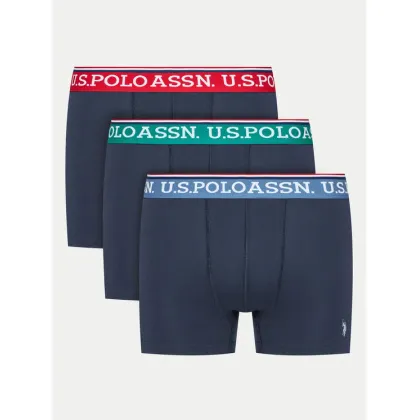 Zdjęcie U.S. Polo Assn. Komplet 3 par bokserek MUP4078 Granatowy
