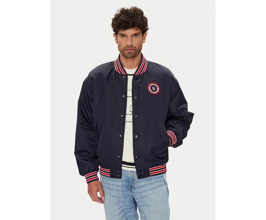 obrazek 1 Guess Jeans Kurtka bomber M5YL15 WHAA2 Granatowy Regular Fit