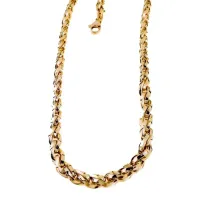 Zdjęcie Stylowy choker z błyszczącymi ogniwami cm.45