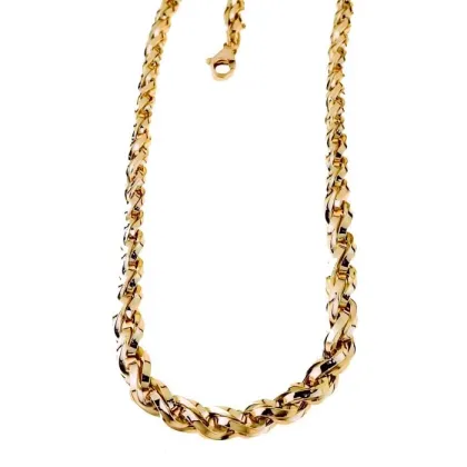 Zdjęcie Stylowy choker z błyszczącymi ogniwami cm.45