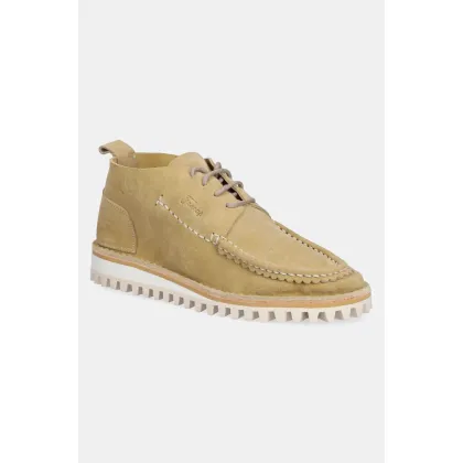 Zdjęcie Fracap półbuty skórzane Shoes kolor beżowy H146