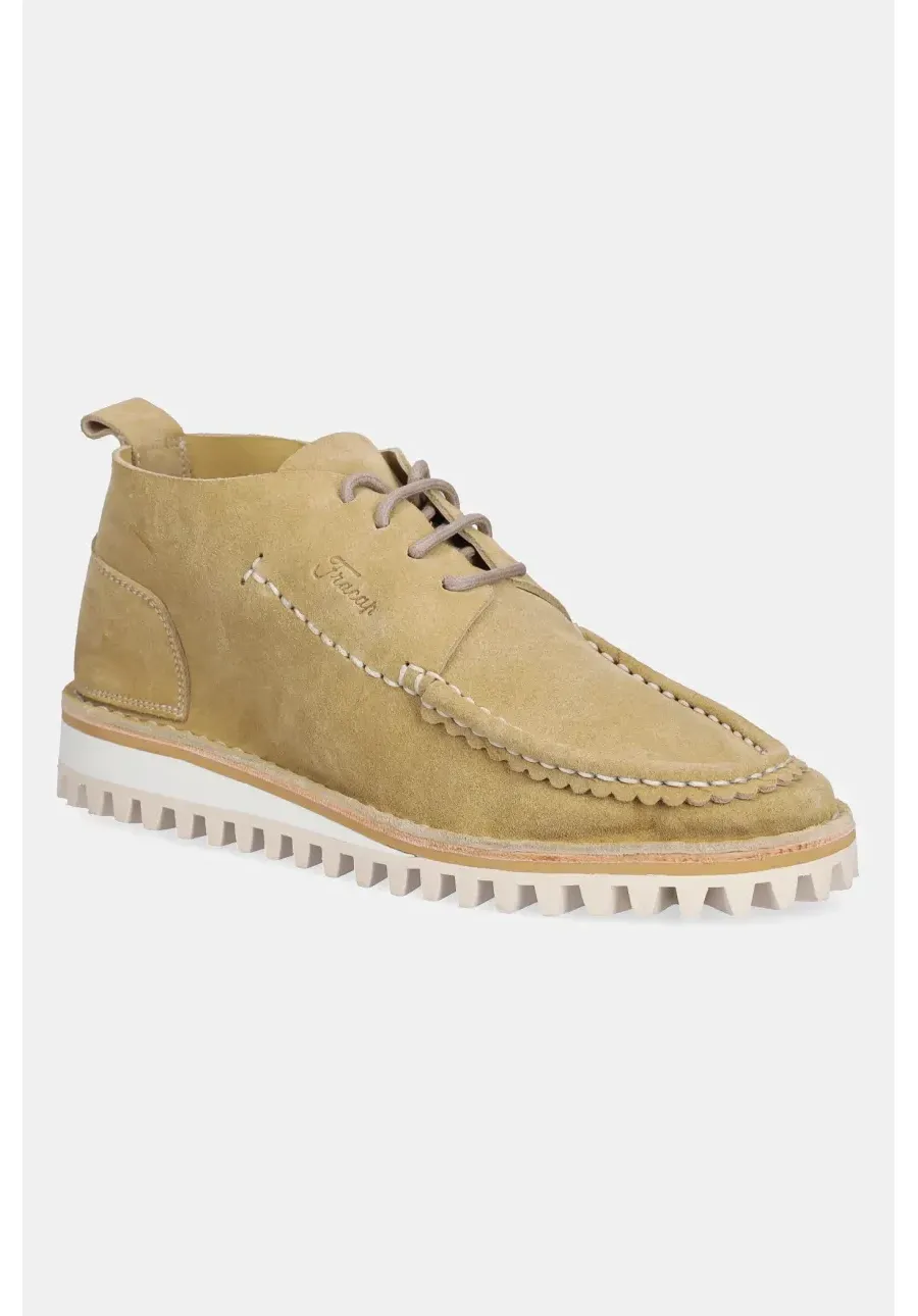 obrazek 1 Fracap półbuty skórzane Shoes kolor beżowy H146
