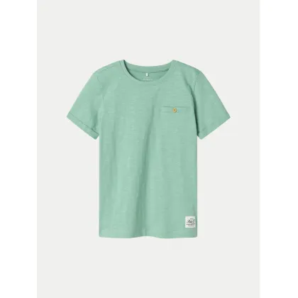 Zdjęcie NAME IT T-Shirt Vincent 13201047 Zielony Regular Fit