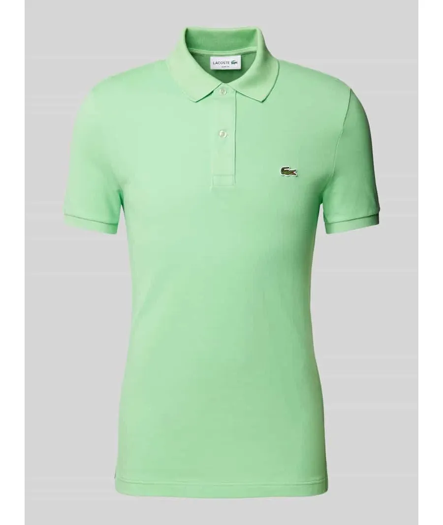 obrazek 1 Koszulka polo o kroju slim fit z naszywką z logo model ‘PIQUE’