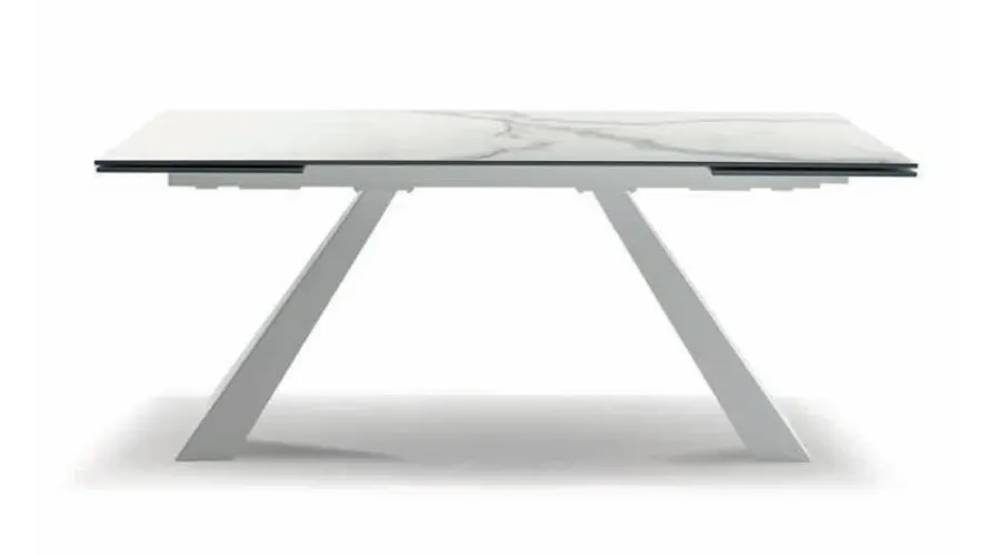 obrazek 6 Włoski piękny rozkładany stół do salonu L. 140+40+40 P. 90 H. 75 cm – Zamagna Italia