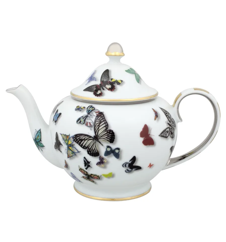 obrazek 1 Porcelanowy czajnik do herbaty z kolekcji Parada Motyli - Vista Alegre